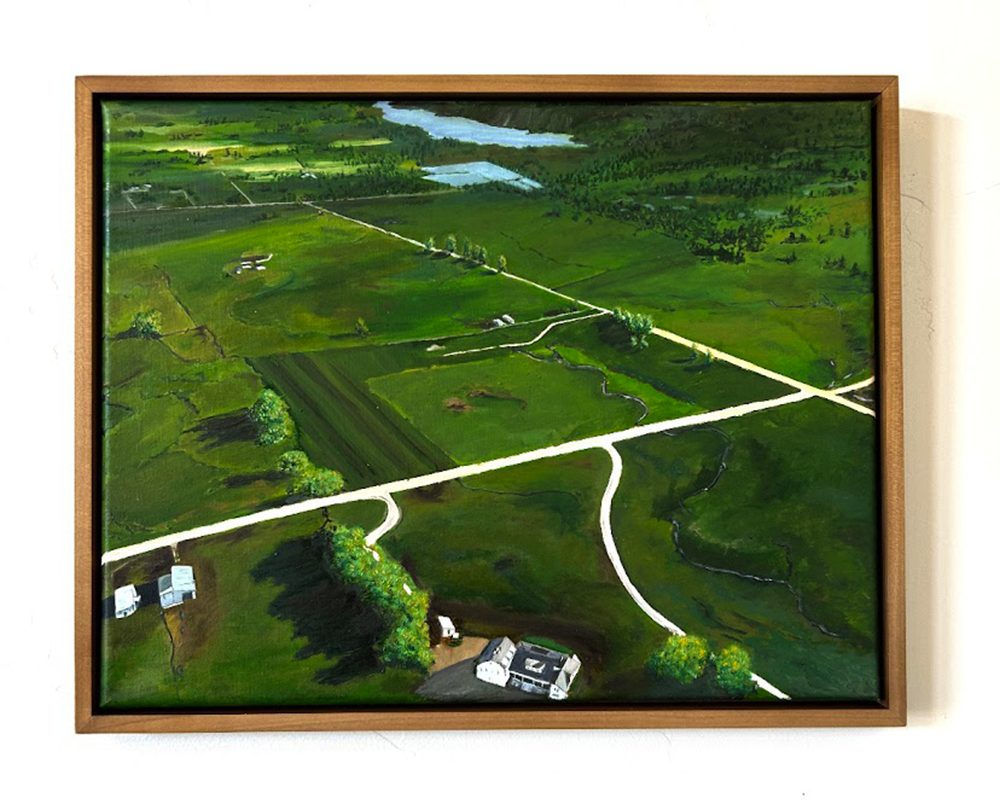 Aerial farmland picture